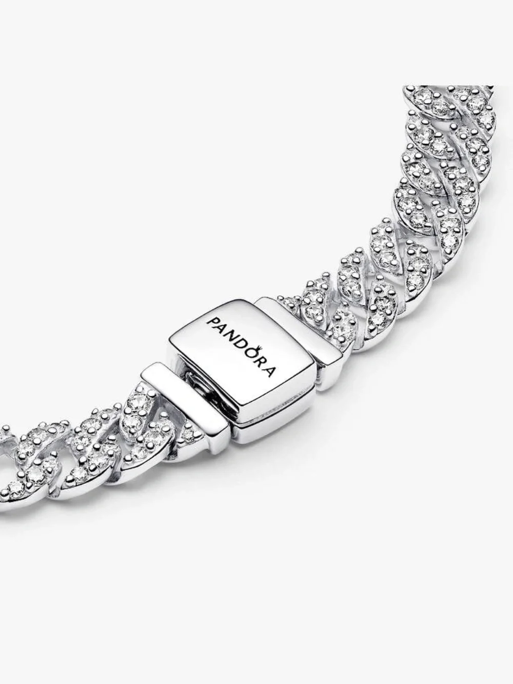 Pandora Pavé Cuban Chain Bracelet